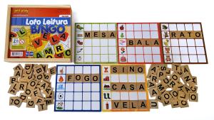 Loto leitura em MDF - Jott Play