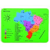 Mapa do Brasil (Borracha E.V.A)