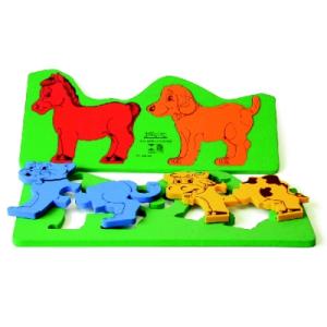 Quebra-cabeca silabico de Animais - JottPlay - Compre brinquedos educativos  online