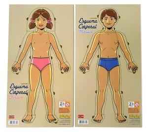 Esquema Corporal em MDF (2 placas) - Jott Play