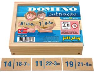 Domino de Subtracao (28 pecas) - Jott Play