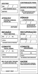 Carimbos Comunicados (10 pecas) - Jott Play