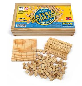 Material dourado individual 111 pc - Jott Play