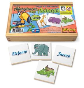 Jogo da Memoria Alfabetizacao com Objetos (40 pecas) - JottPlay - Compre  brinquedos educativos online