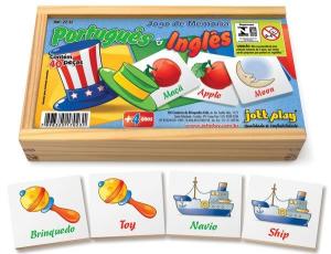 Jogo Aprendendo as Cores Inglês Português Play Doh - Fun - Jogos