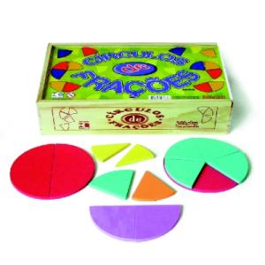 Circulos de Fracoes (60 pecas) - Jott Play