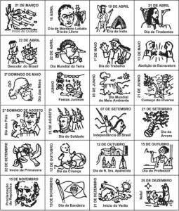 Carimbos Datas Comemorativas (24 pecas) - Jott Play