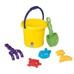 Balde com 6 pecas plastico - Jott Play