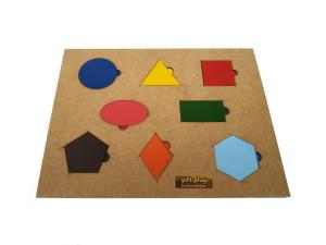 Formas geometricas na bandeja - Jott Play
