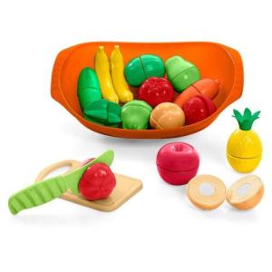 Nutri Cozinha Frutas e Verduras com velcro e acessorios - Jott Play