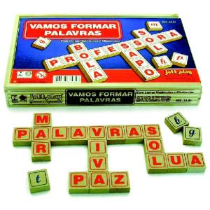 Vamos Formar Palavras (60 pecas) - Jott Play