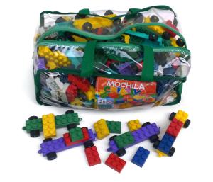 Mochila Criativa (400 pecas tipo lego) - Jott Play